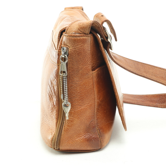 Coronado Leather CCW Messenger Shoulder Purse Crossbody Lockable GUN BAG Brown - Picture 5 of 12